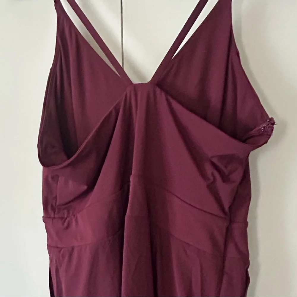 HALARA Burgundy Jumpsuit - Picture 2 of 3